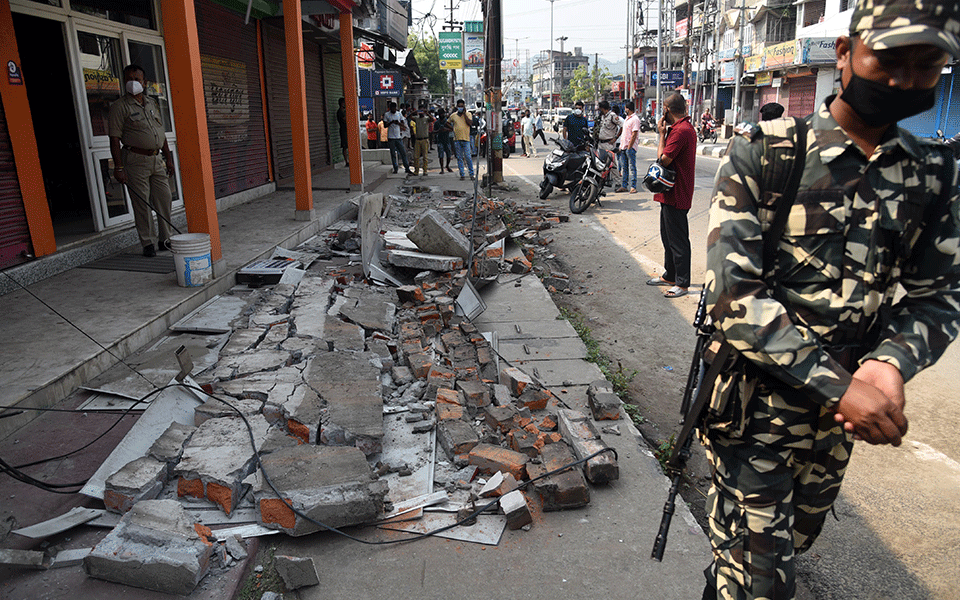 Quake of 6.4 magnitude strikes Assam, six more follow