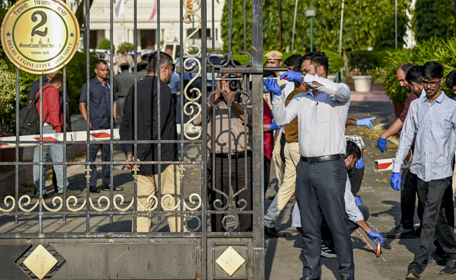 Security scare at Delhi Assembly as SUV breaks through iron gate; 3 held, vehicle seized