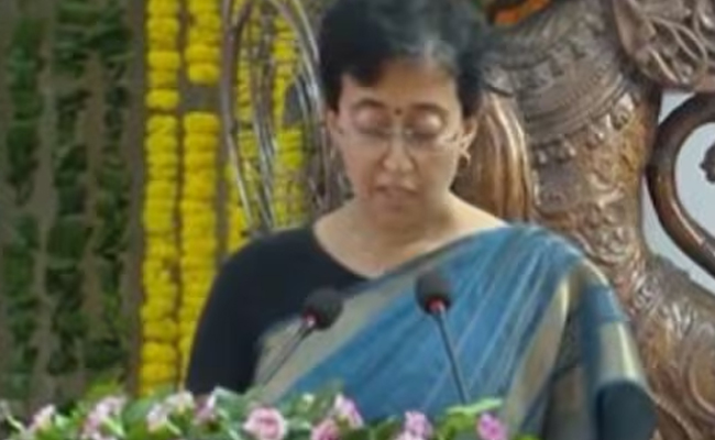 Atishi takes oath as Delhi CM