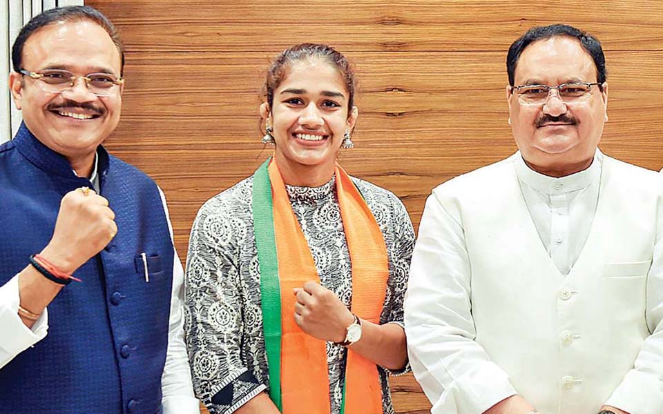 Wrestler Babita Phogat's resignation from Haryana Police accepted, likely to contest state polls