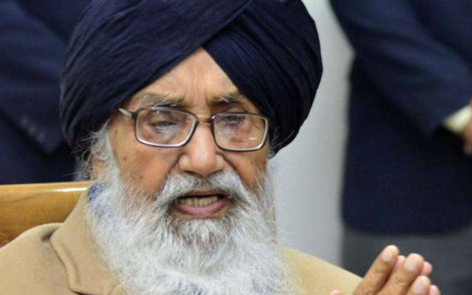 Plot to assassinate me, my son: ex-Punjab CM Badal