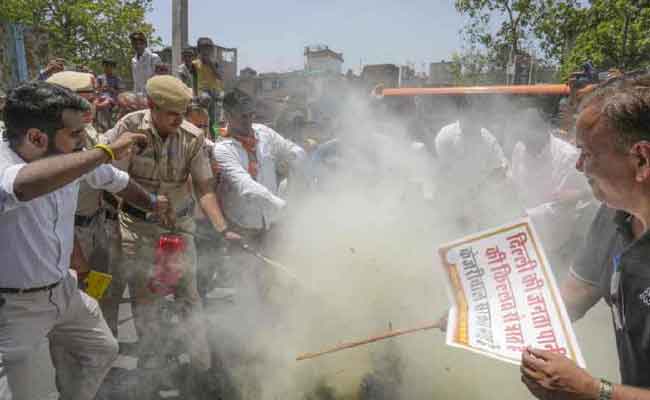 BJP leaders vandalised Delhi Jal Board office: AAP minister Bharadwaj