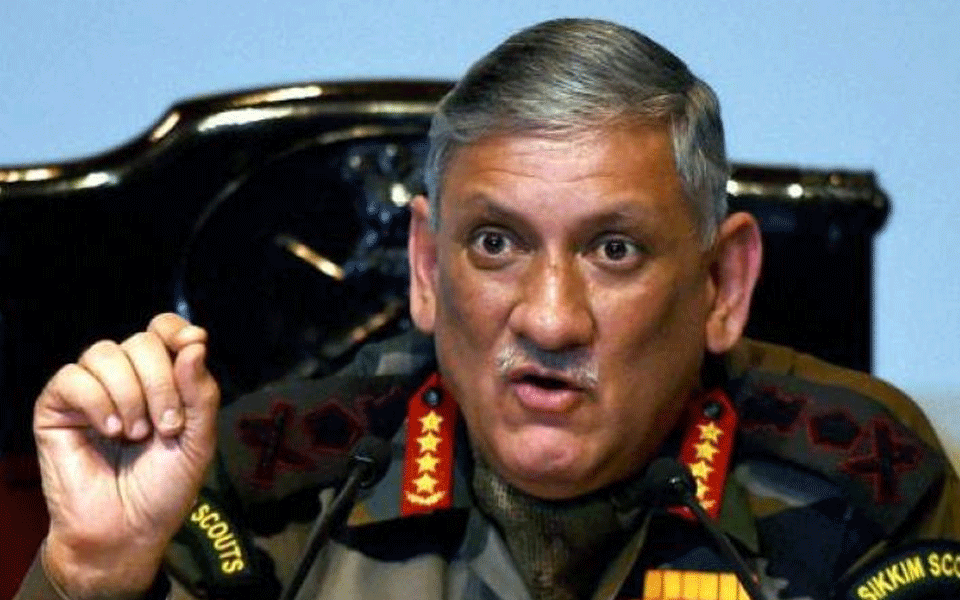 Some radar can’t see through clouds: Army Chief General Bipin Rawat