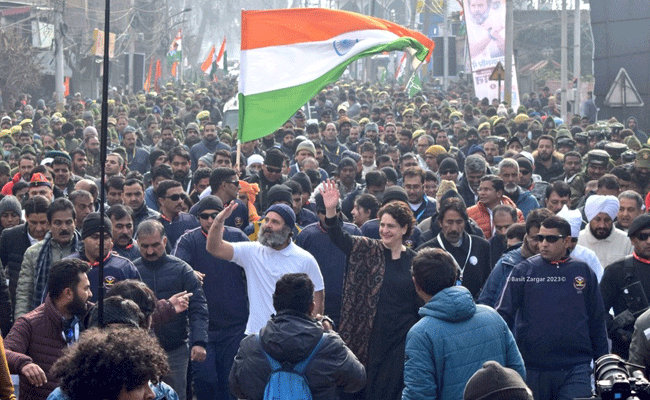 Curtains to come down on Bharat Jodo Yatra with flag unfurling, rally