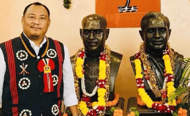 Benjamin Yepthomi new president of BJP Nagaland unit