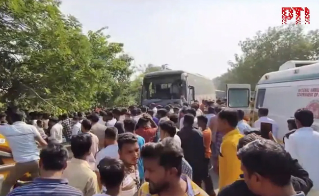 Nine killed, 25 injured as state transport bus overturns in Maharashtra's Gondia district