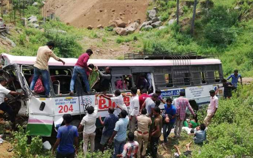 Death toll in Telangana bus accident rises to 61