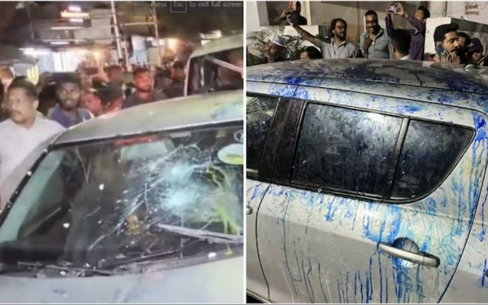 Journalist Nikhil Wagle's car attacked by BJP workers for 'offensive' remarks on Modi, Advani