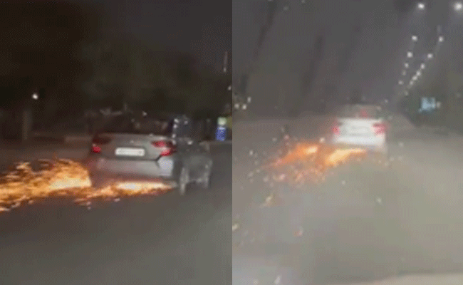 Car drags bike for over 3 km in Gurugram, driver held after video goes viral