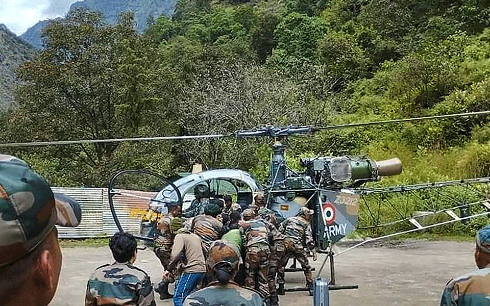 Army Helicopter Crashes In Tawang, Pilot Killed