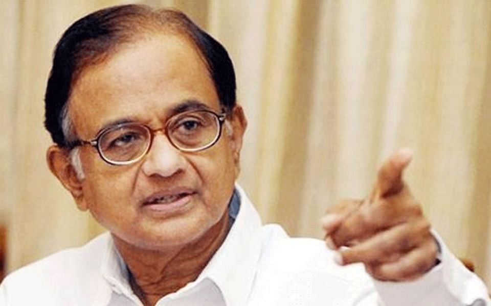 Chidambaram slams government over 'economic mismanagement'