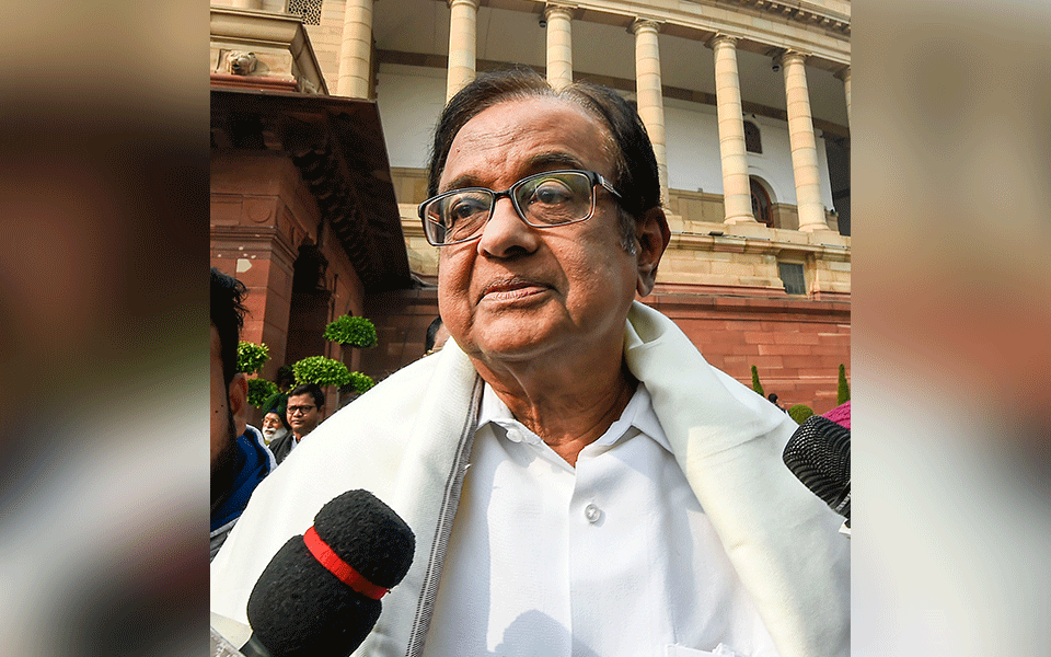 Detention without charges worst abomination in democracy: Chidambaram on PSA on Omar, Mehbooba