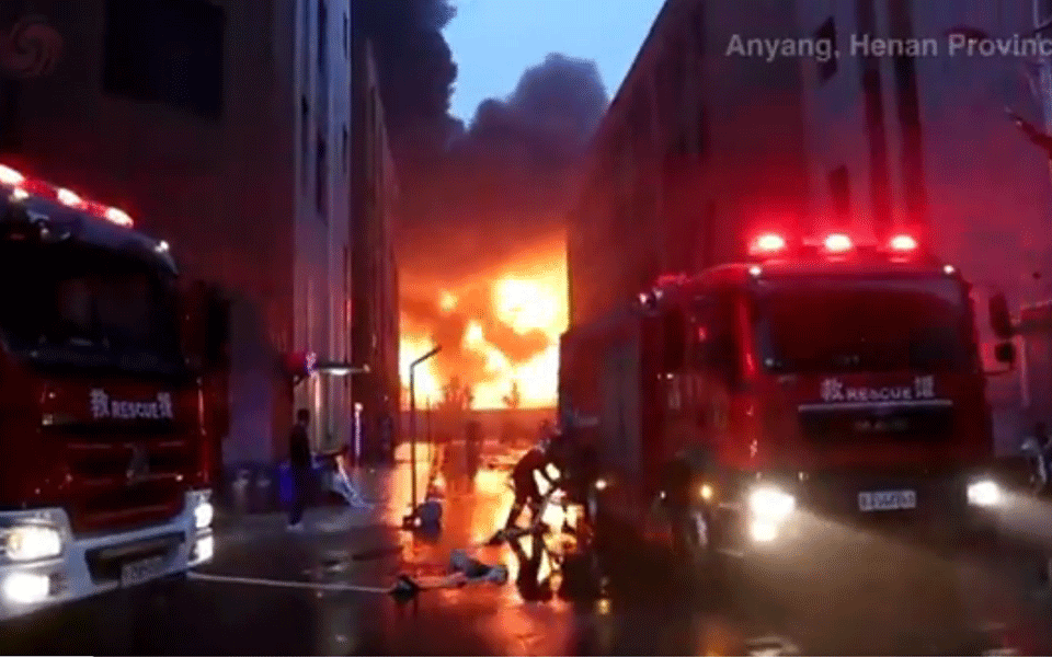 38 killed, two injured in China plant fire