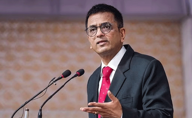 NJDG data says 63 lakh cases considered delayed due to non-availability of counsel: CJI Chandrachud