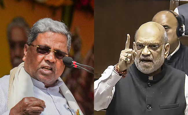 CM Siddaramaiah pens open letter to Amit Shah over Ambedkar remark