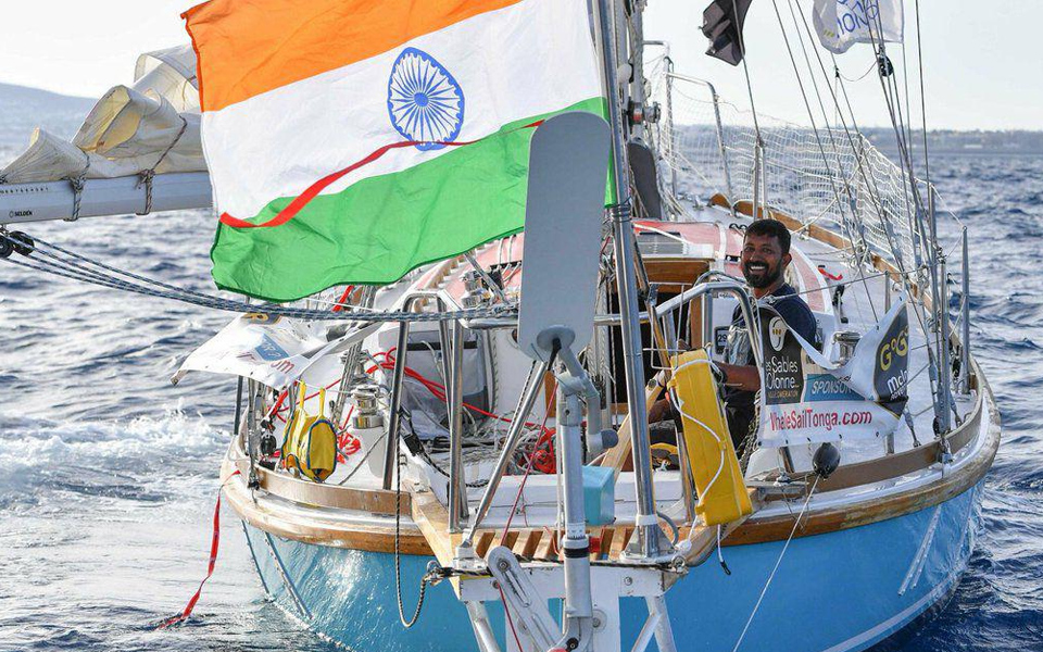 Aircraft locates injured Navy officer’s yacht ‘rolling excessively’ in Indian Ocean