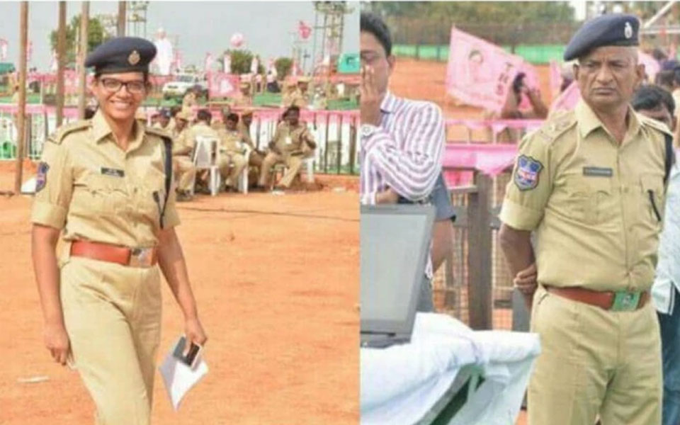 ‘She is my senior officer. When I see her, I salute her’