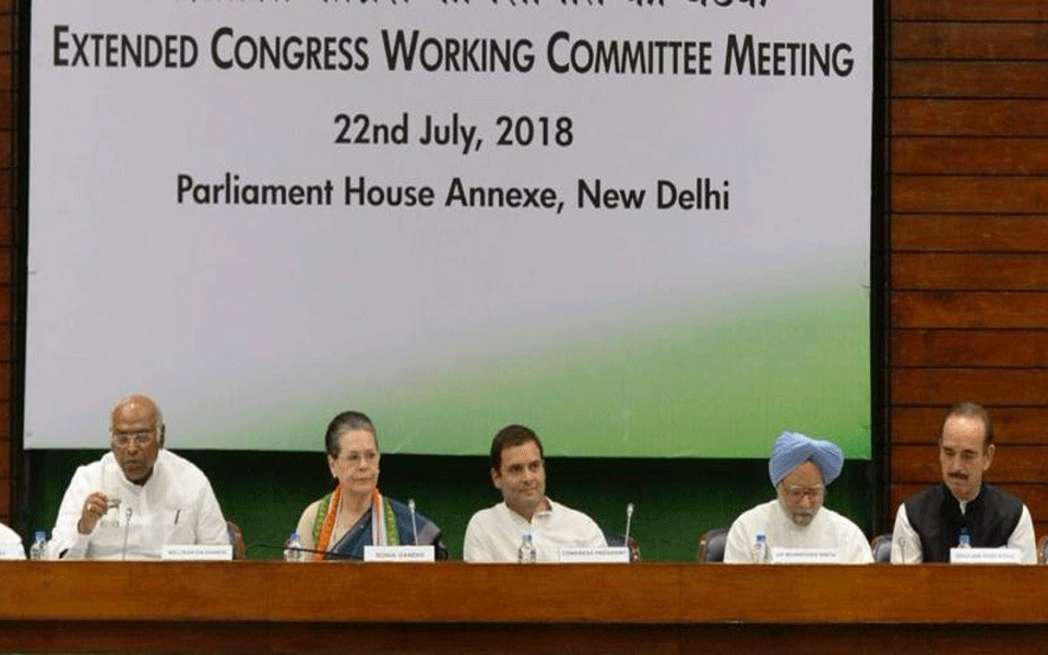 CWC authorises Rahul on allies for 2019 polls