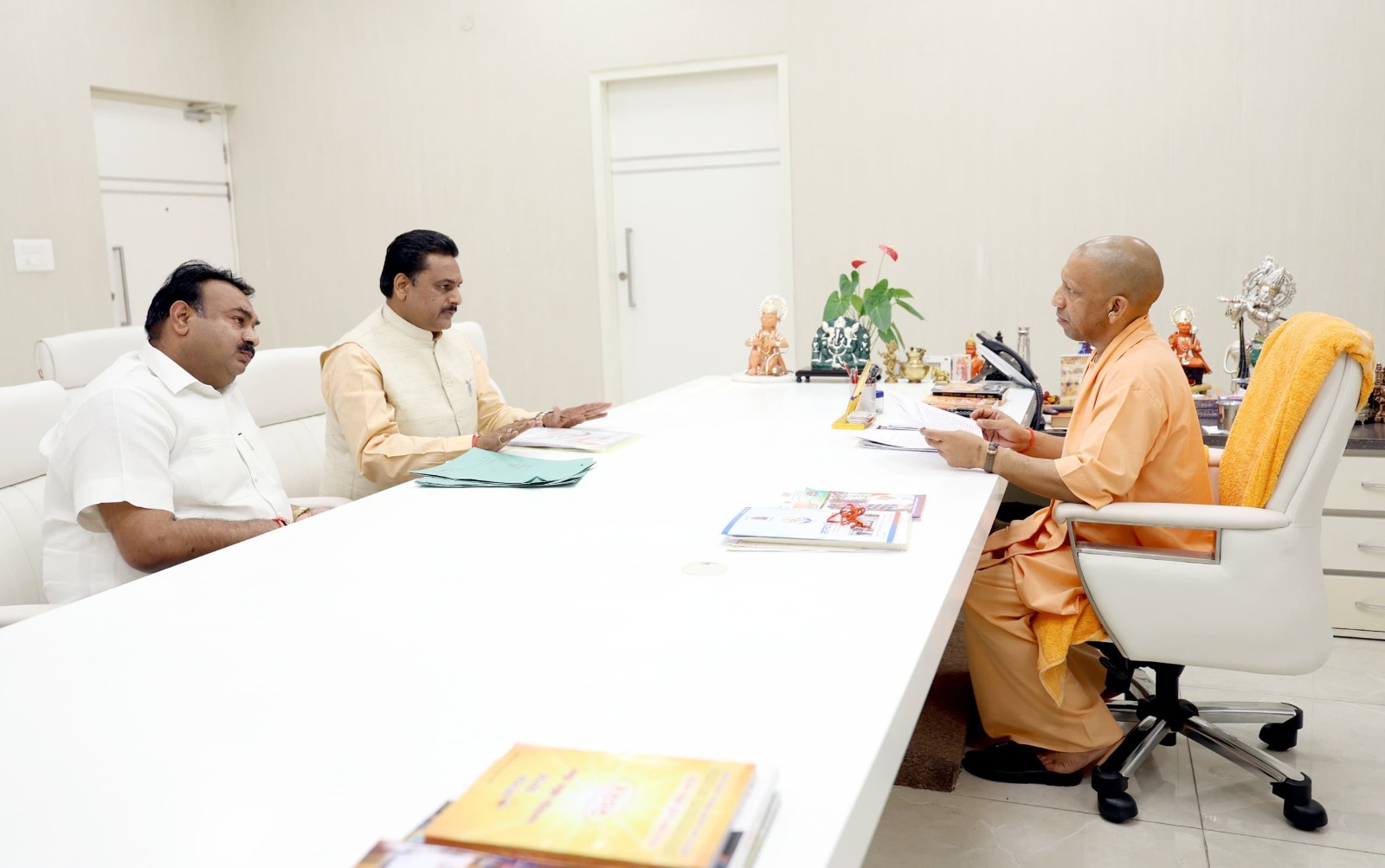 BJP leader’s brother booked after raid on scrap factory days after meeting with UP CM Adityanath