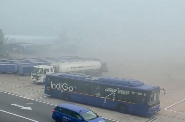 Delhi airport sees 4 flight diversions due to bad weather