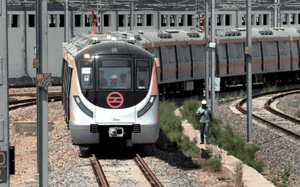 Delhi Metro trial for another section of Pink Line