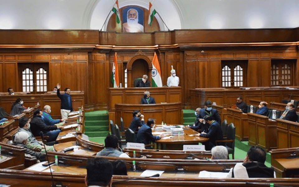 2 BJP MLAs marshalled out of Delhi Assembly for the day