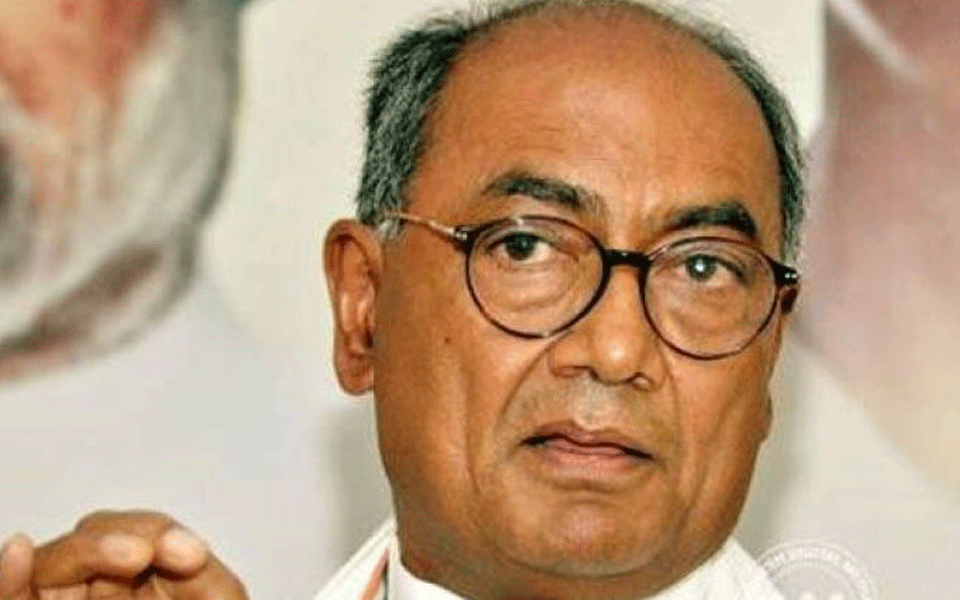 Remove BJP leaders who 'harassed' Muslims from posts if true to your words: Digvijaya to Bhagwat