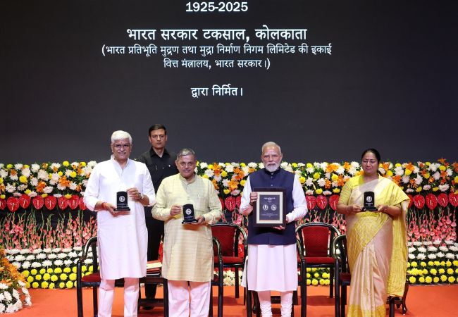PM Modi hails RSS contribution in freedom struggle, releases coin, stamp to mark centenary