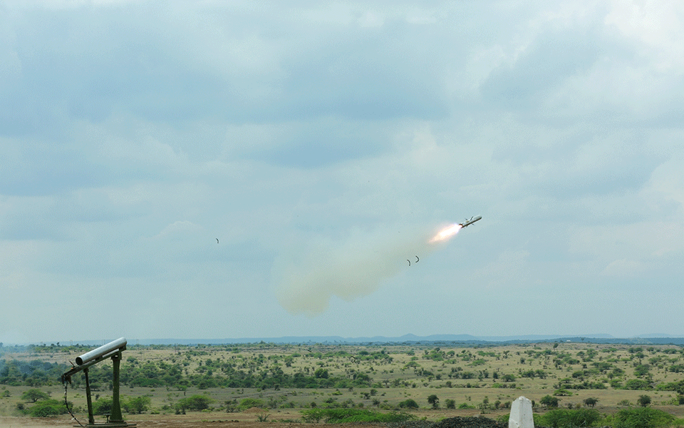 DRDO successfully tests anti-tank missile