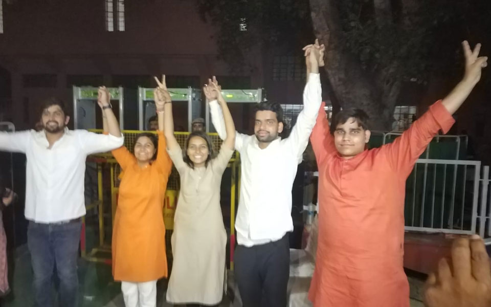 ABVP bags President, two other posts in DUSU polls
