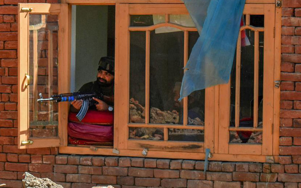 Five militants killed in J&K gunfight