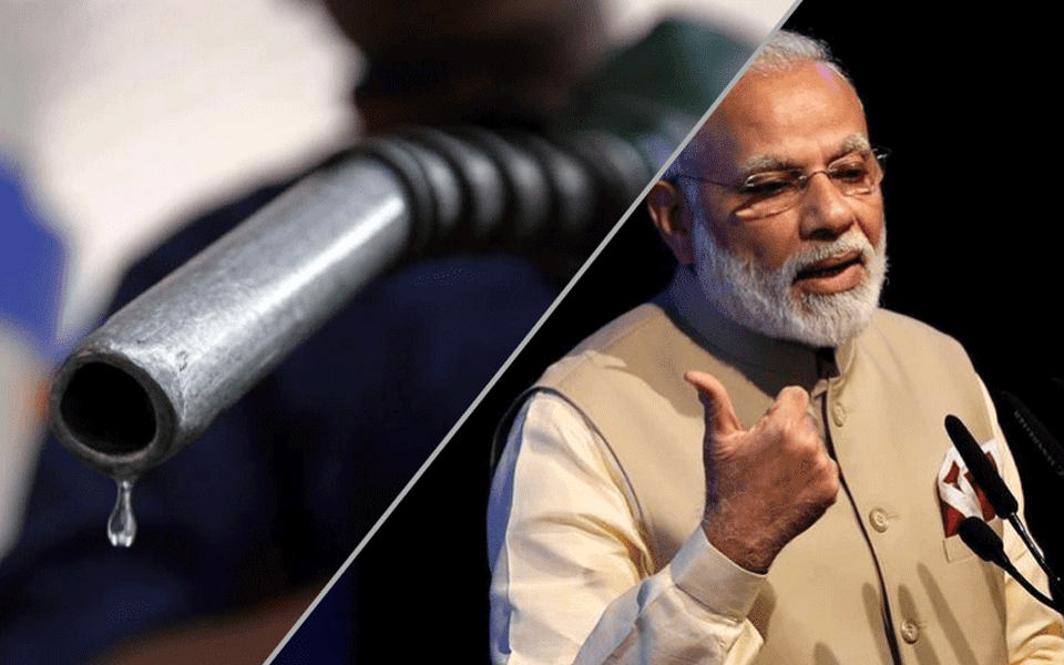 Congress accuses Modi of using petrol price as political tool, demands cut