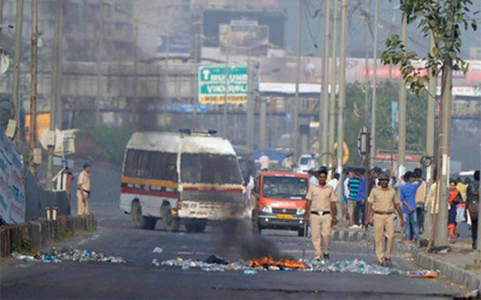 Maha simmers after Pune violence; protests erupt in Mumbai