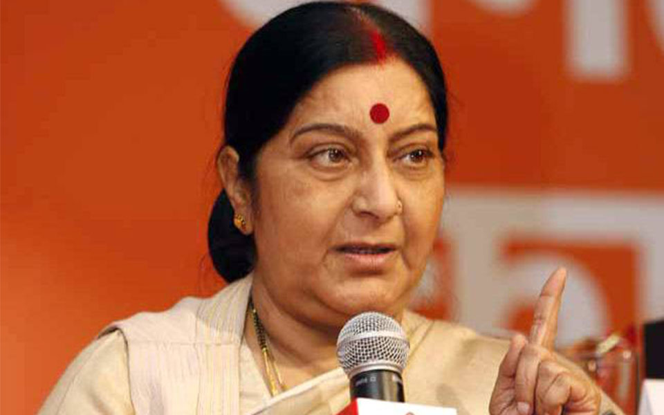 Govt. monitoring Brahmaputra to detect abnormalities: Swaraj