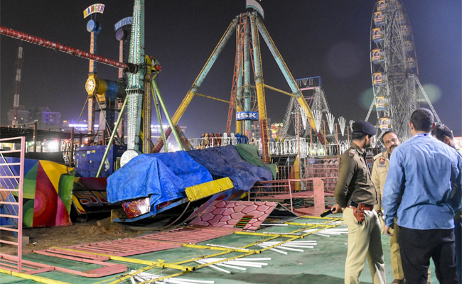 Surajkund swing collapse: Police book ride operator; deceased cop won Police Medal in 2020