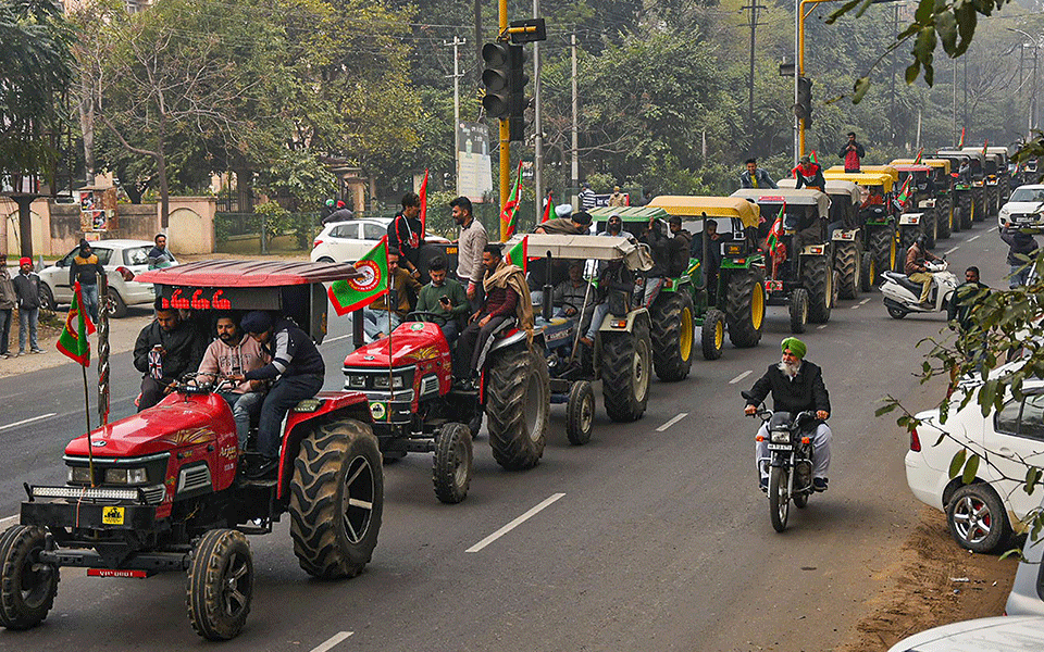 Farmers' R-Day tractor parade: Tableaux to depict protest against agri laws
