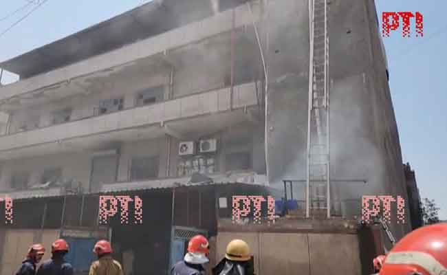 Fire breaks out in factory in outer Delhi