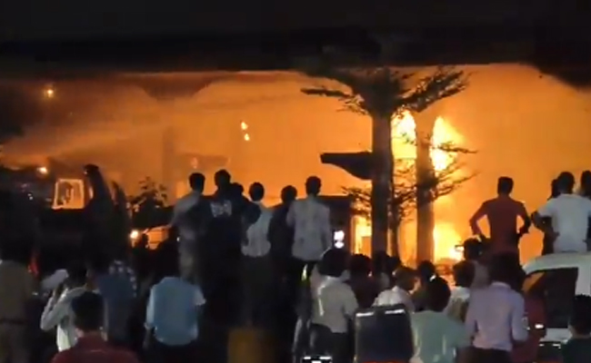 Fire at petrol pump in MP's Rajgarh; 12 persons injured, several motorbikes damaged