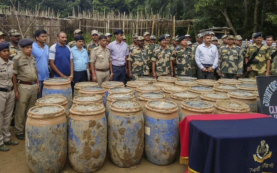 Record 3,350 kg ganja haul in Tripura: Police