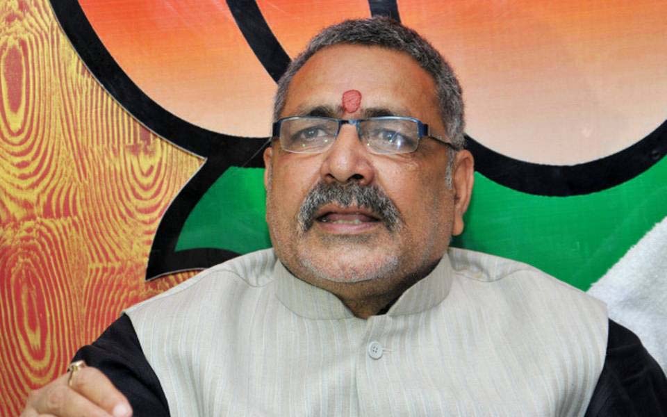 'Suicide bombers' being raised in Shaheen Bagh, alleges Union minister Giriraj Singh