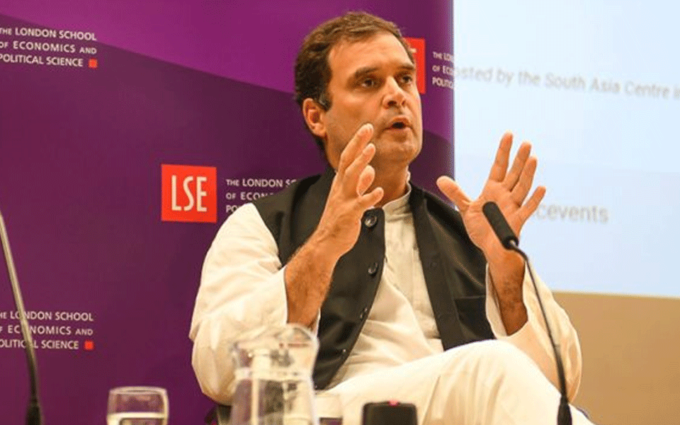 Writing freely or under pressure, Rahul asks mediapersons