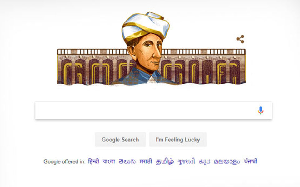On Engineer's Day, Google Doodle Celebrates M Visvesvaraya's Birthday