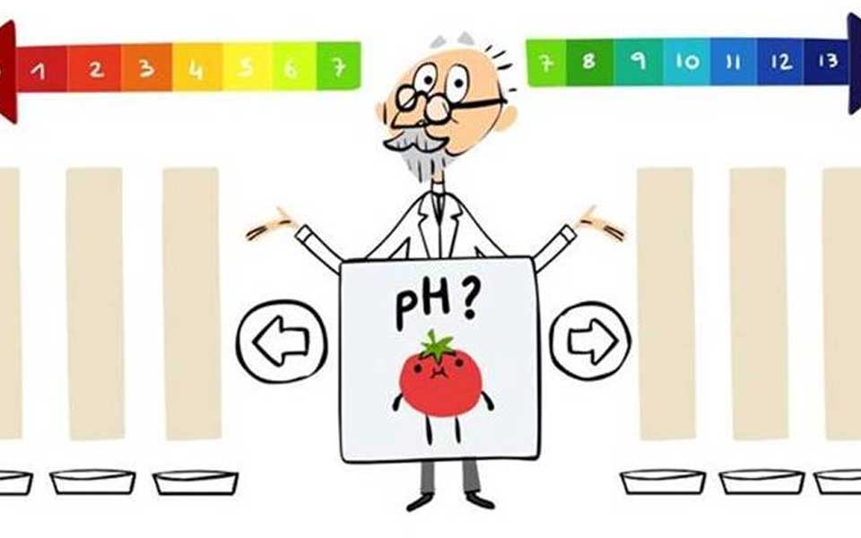 Google Doodle honours SPL Sorensen who introduced pH scale