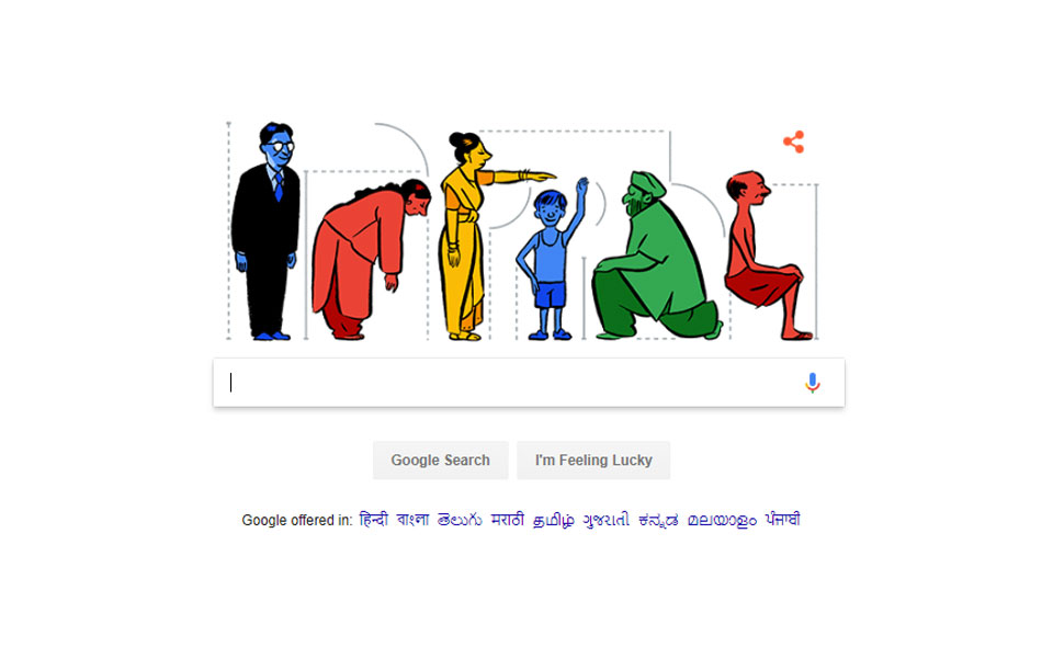 Google Doodle honours P.C. Mahalanobis