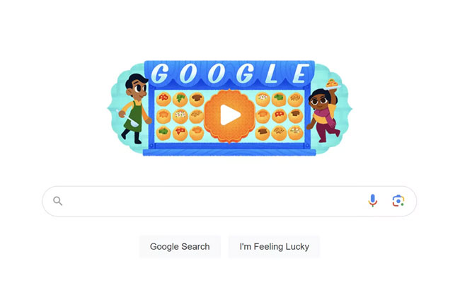 Google Doodle celebrates pani puri with an interactive game 