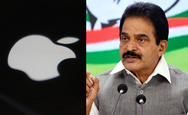 Apple alerts Senior Congress leader KC Venugopal about ‘malicious spyware’ attack on his phone