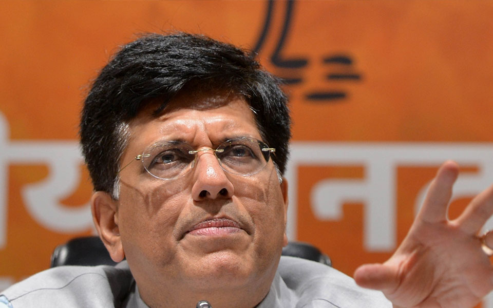 Indian deposits in Swiss banks falling sharply since 2014: Piyush Goyal