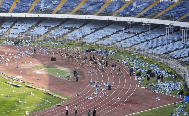 Prime organiser of Messi event in Kolkata arrested over ‘mismanagement’ after stadium chaos