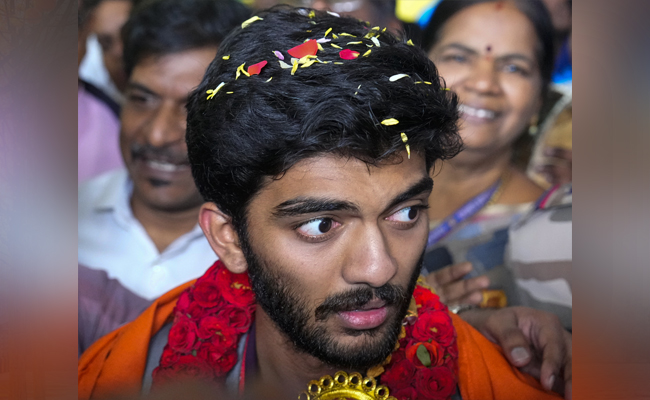 World champion returns: Gukesh lands in Chennai to rapturous welcome