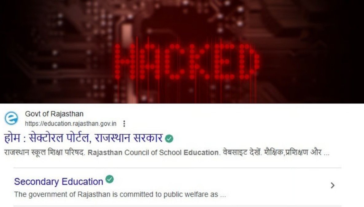 Rajasthan Education Department website hacked; Hackers call Pahalgam attack an ‘inside job’